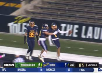 Toledo Holds on to Beat Michigan State