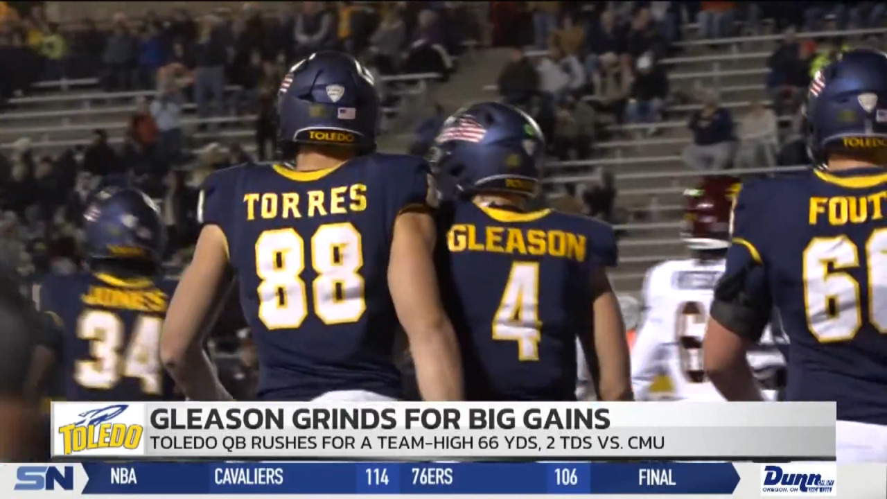 Gleason Grinds for Big Rushing Gains | BCSN