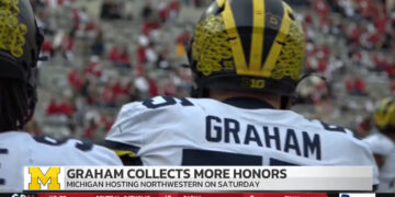 Michigan’s Mason Graham Earns Honors Ahead of Northwestern Game