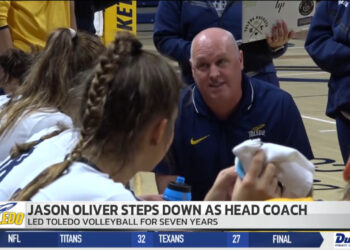 Jason Oliver Steps Down as Toledo Volleyball Coach