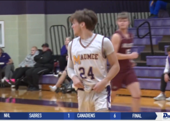 Rossford Earns First Boys Hoops Win over Maumee
