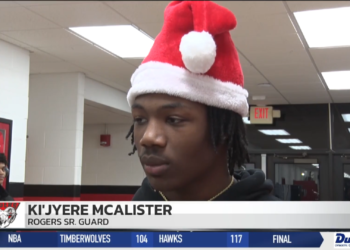 Rogers’ McAlister Wins Shawn’s Irish Tavern Player of the Week