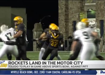 Rockets Head Up I-75 for Bowl Game vs Pitt in Detroit