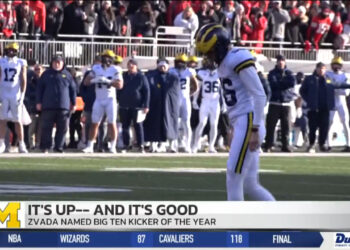 Dominic Zvada Named Big Ten Kicker of the Year