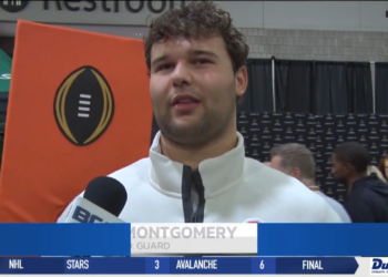 Findlay Alum, Luke Montgomery Steps up for Ohio State During Playoffs