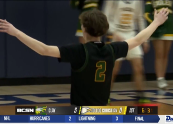 Pegish Drops 27 in Clay Win at Toledo Christian