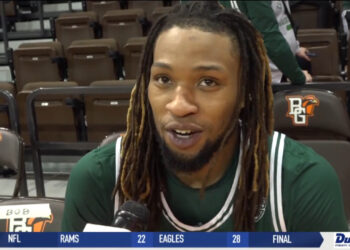 Rogers Alum Da’Sean Nelson Returns Home in EMU Win over BGSU