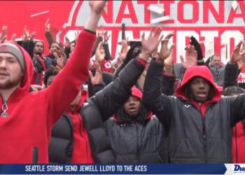 Ohio State Celebrates its National Championship in the Shoe
