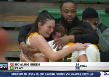 Clay Tops Bowling Green in an Emotional Senior Night