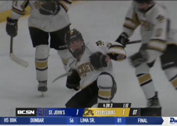 Perrysburg Slides Past St. John’s in Overtime