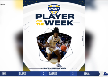 Javan Simmons Named MAC Player of the Week