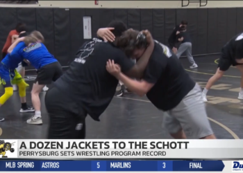 Perrysburg Sends a Dozen Wrestlers to the Schott