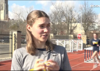 Sprinter Sam Thomas Balances Track and Medical School