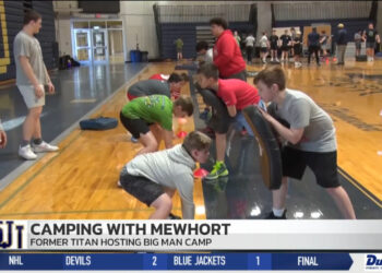 Jack Mewhort Hosts Big Man Camp at Titan Dome