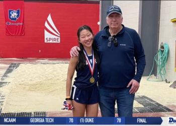 Michelle Li Triple Jumps to an Indoor State Title