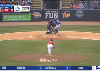 Mud Hens Bats Go Silent in Loss to I-Cubs