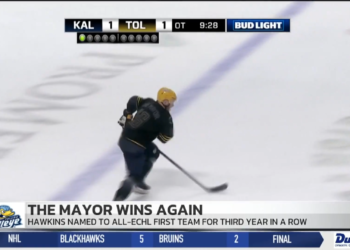 Brandon Hawkins Named to All-ECHL First Team For Third Year in a Row