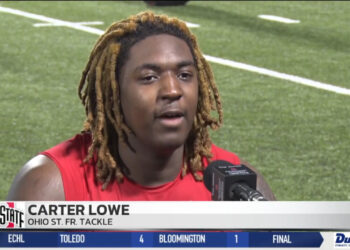 Carter Lowe Settling in on the Buckeye Offensive Line