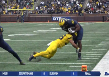 Team Blue Shuts out Team Maize in Michigan Spring Game