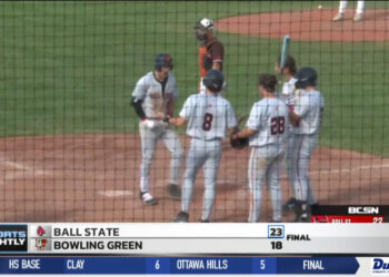 Ball State Rallies in the 9th Inning to Beat BGSU