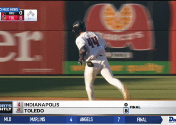 Mud Hens Shutout Indians For 8-0 Win