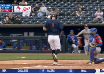 Mud Hens Beat the Iowa Cubs on Walk-Off Hit by Pitch