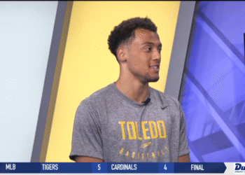 Former Northview Basketball Star, New Toledo Rocket, Sean Craig Stops By Sports Nightly