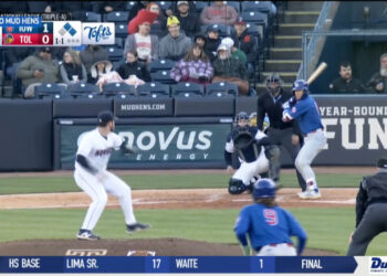 Mud Hens Get Railroaded By Cubs, Fall 12-0