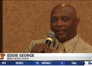 An Evening with Falcons’ Football Head Coach, Eddie George