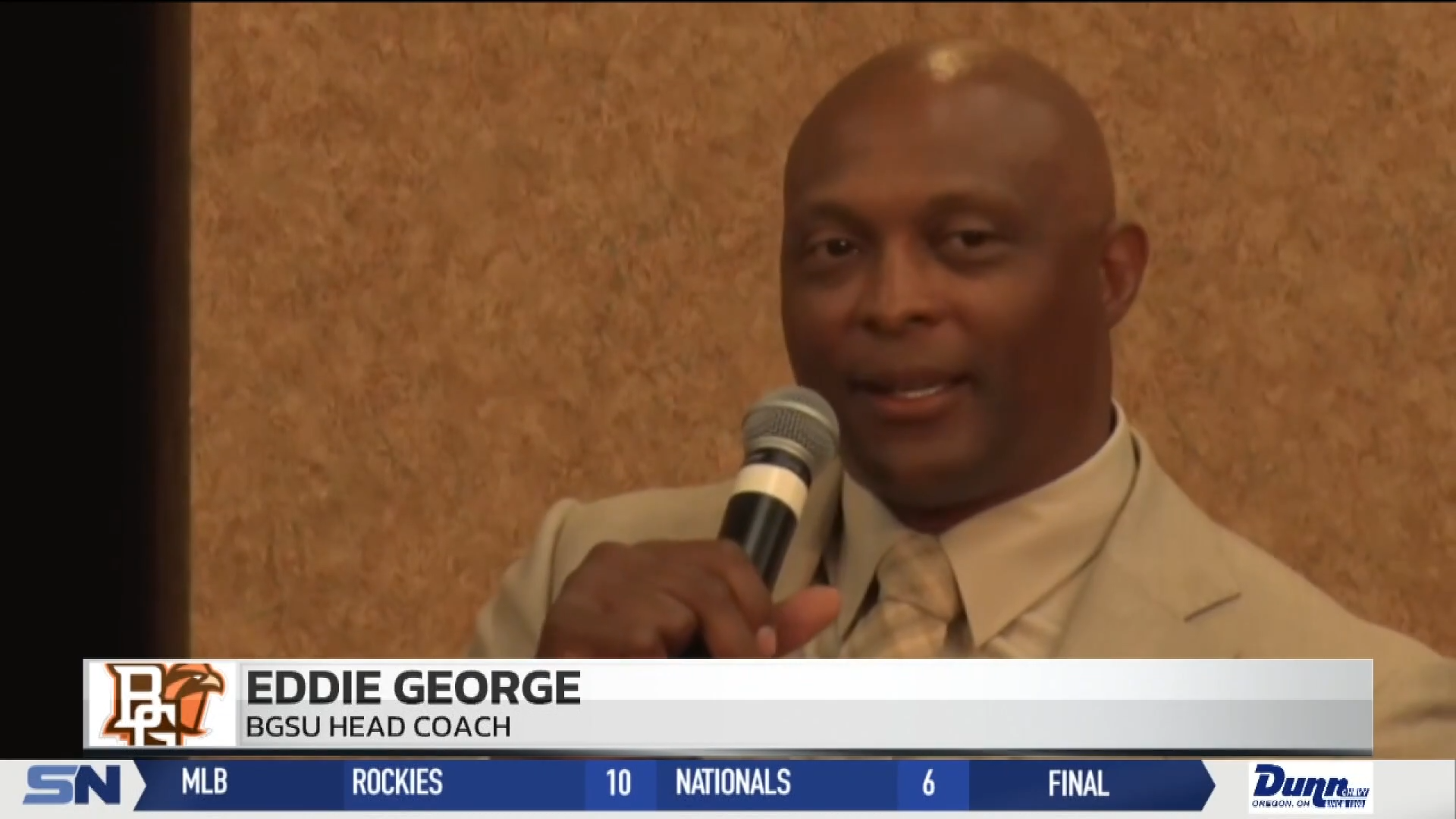 An Evening with Falcons' Football Head Coach, Eddie George | BCSN