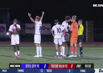 Tensions Flare In Toledo Villa’s 3-2 Loss To Steel City FC