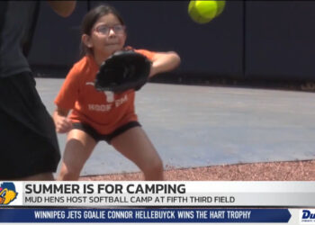 Mud Hens Host Softball Camp at Fifth Third Field