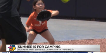 Mud Hens Host Softball Camp at Fifth Third Field