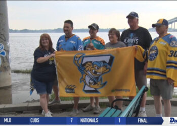 Following the Walleye Finatics in Trois-Rivières