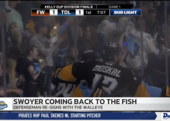 Walleye Bring Back D Colin Swoyer