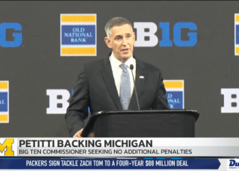 Big Ten Commissioner Backs Michigan vs NCAA