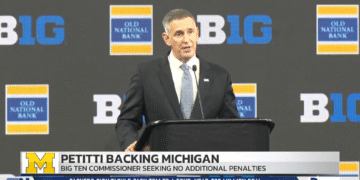 Big Ten Commissioner Backs Michigan vs NCAA