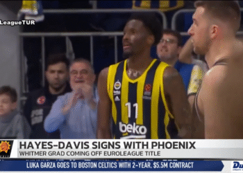 Whitmer Grad Nigel Hayes-Davis Signs with NBA’s Phoenix Suns