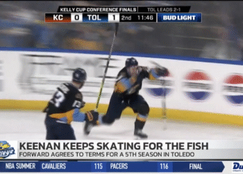 Conlan Keenan Agrees to Play 5th Season for the Walleye