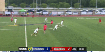 Toledo Villa Picks Up Late Loss at Home to Cleveland Force FC