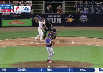 Trei Cruz Earns Walks it Off Win for the Mud Hens