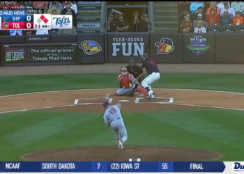 Mud Hens Plow Over the Saints