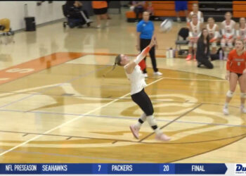 Cougars Claw Back to Beat the Green Bears in Five Sets