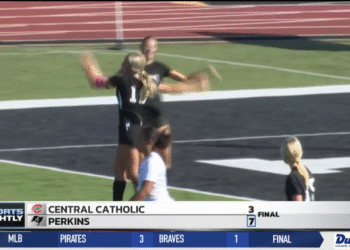 Perkins Goes Off Against Central Catholic in 7-3 Win