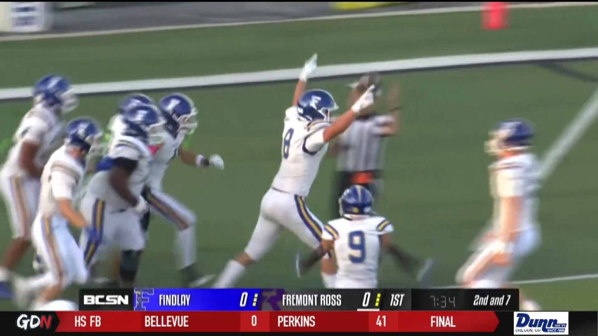Findlay Blanks Fremont Ross 42-0 | BCSN