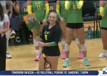 Milestones and Memories, Clay VB Sweeps St. Ursula