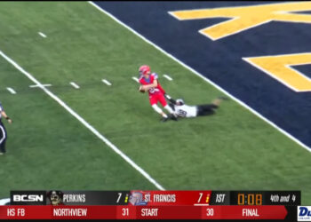 Eli Beal Powers St. Francis Past Perkins 30-24
