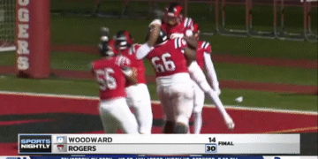 Rogers Downs Woodward 30-14 Under Thursday Night Lights
