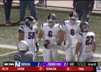 Napoleon Wins NLL Cardinal Division Title In Old School Fashion, Beats Fremont Ross 7-0