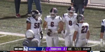 Napoleon Wins NLL Cardinal Division Title In Old School Fashion, Beats Fremont Ross 7-0